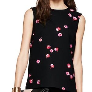 EUC kate spade falling florals blouse